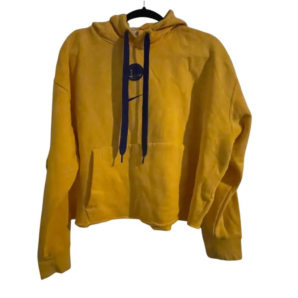 NIKE NBA GOLDEN STATE WARRIORS CROPPED HOODIE